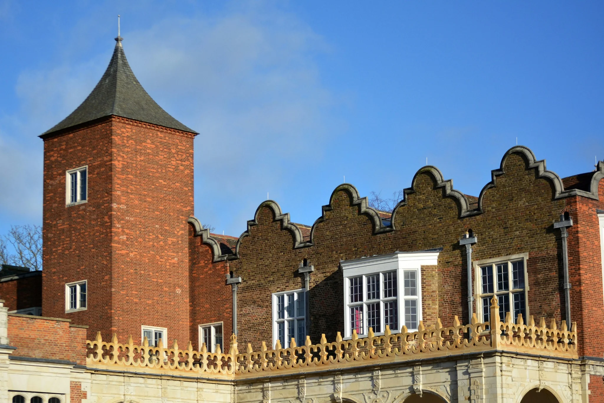 Rear of the hostel building at Holland House
