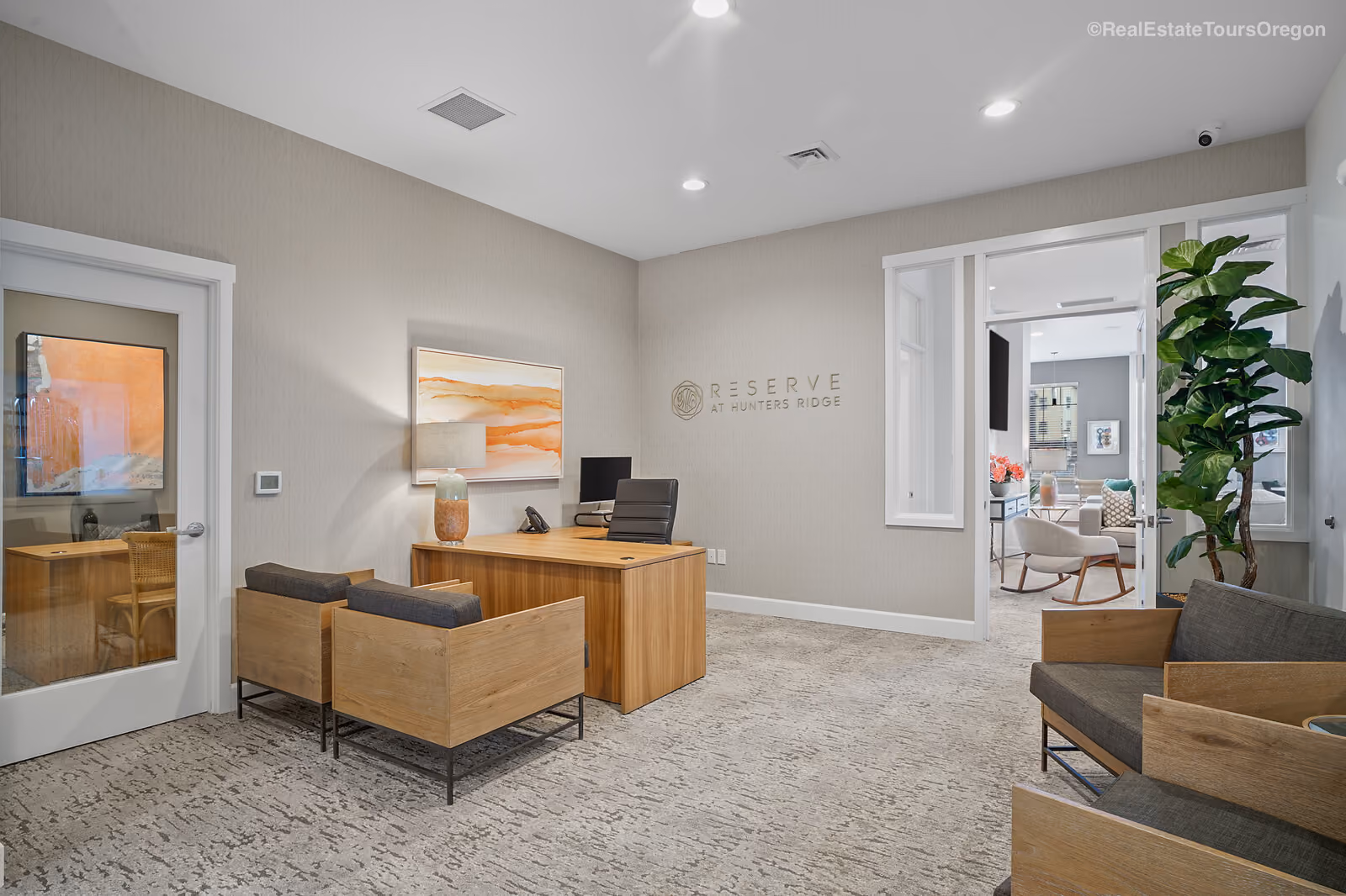 Leasing office at Reserve at Hunters Ridge in Eugene, Oregon