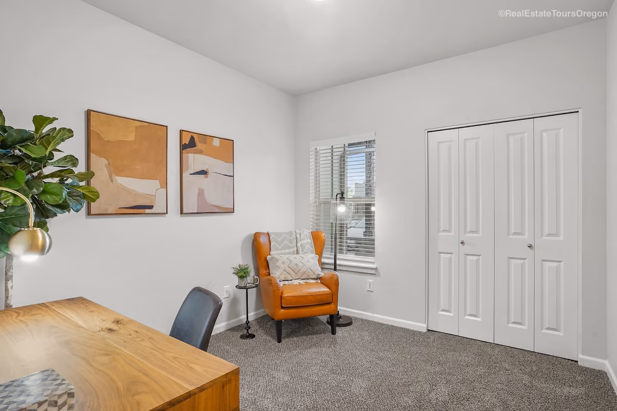Office with Carpeted Flooring at Reserve at Hunters Ridge, Eugene, Oregon