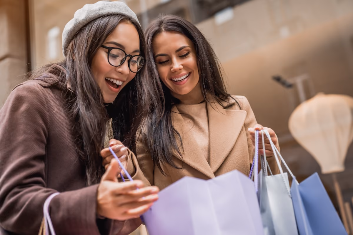 Women shopping