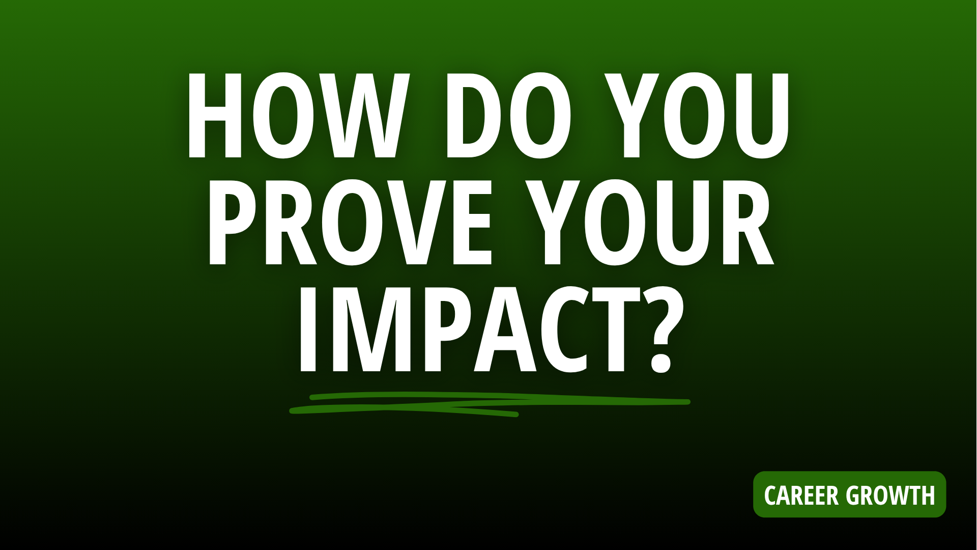 How to document accomplishments at work when your impact is difficult to quantify