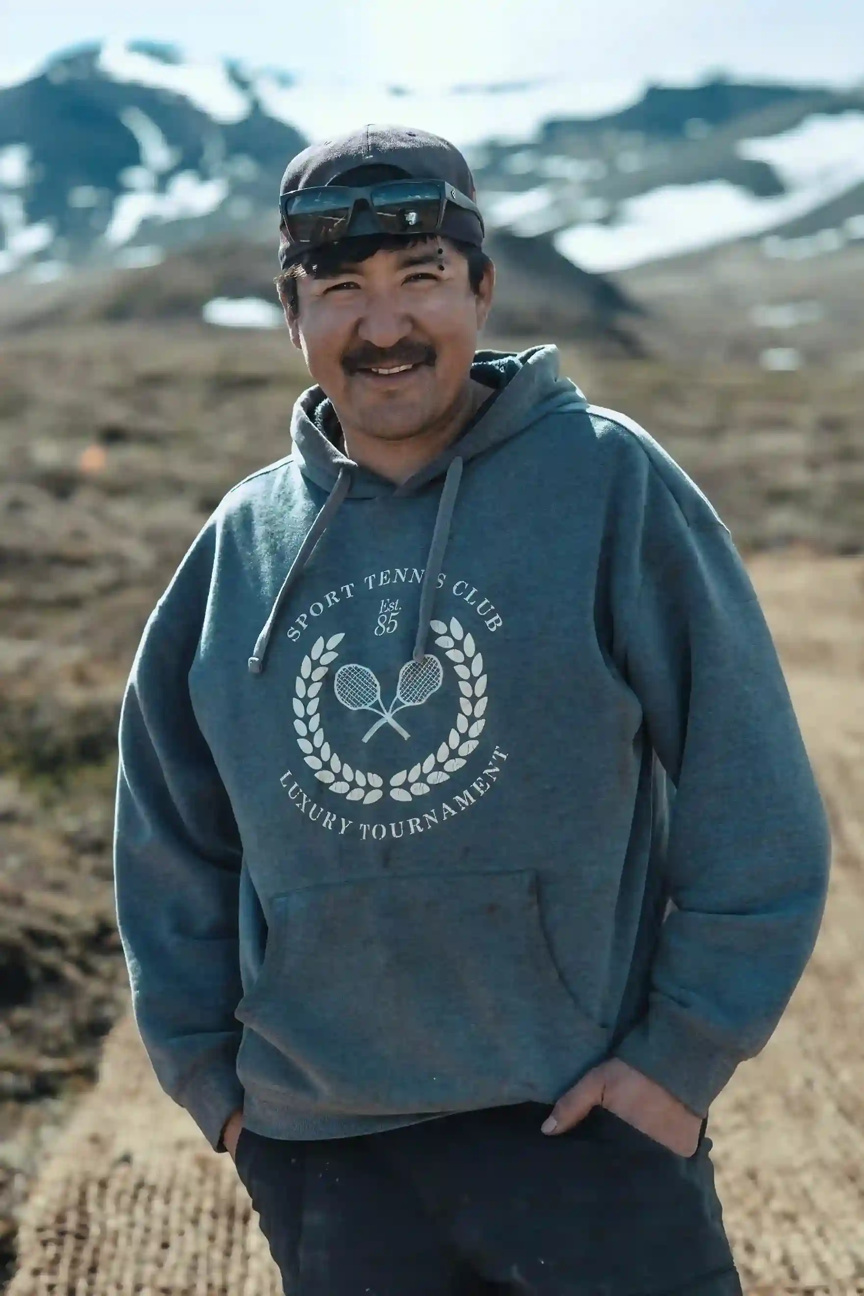 Portrait of Troy Alexie, Green Blanket Expert and Community Lead
