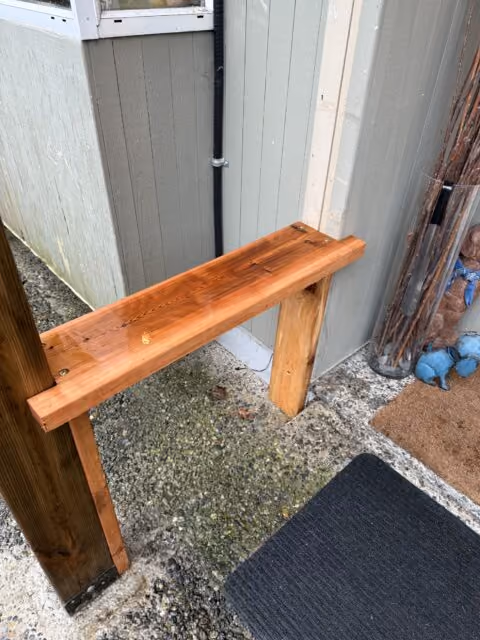 Backyard Trellis and Custom Bench Reconstruction