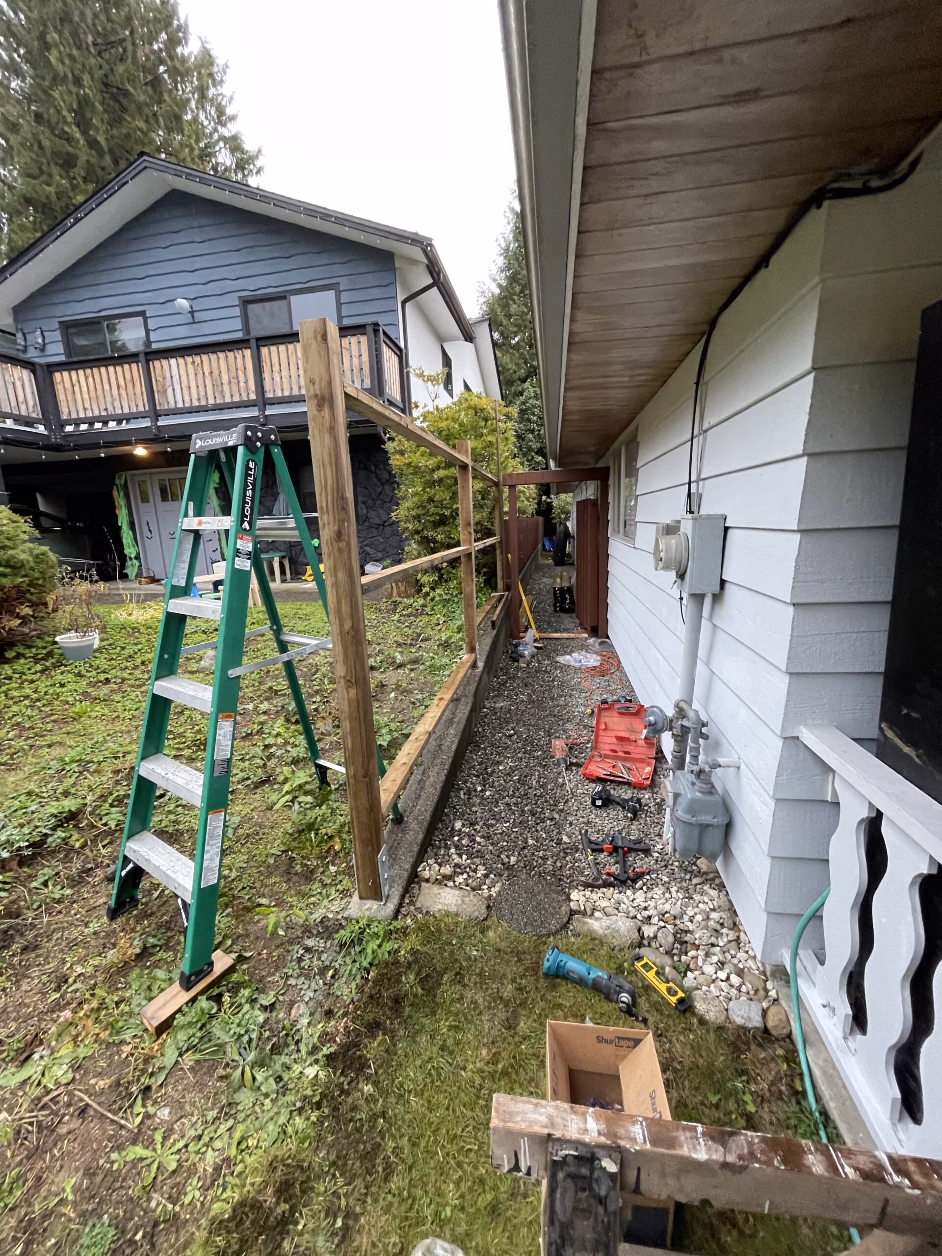 Sideyard Fence Installation In Coquitlam