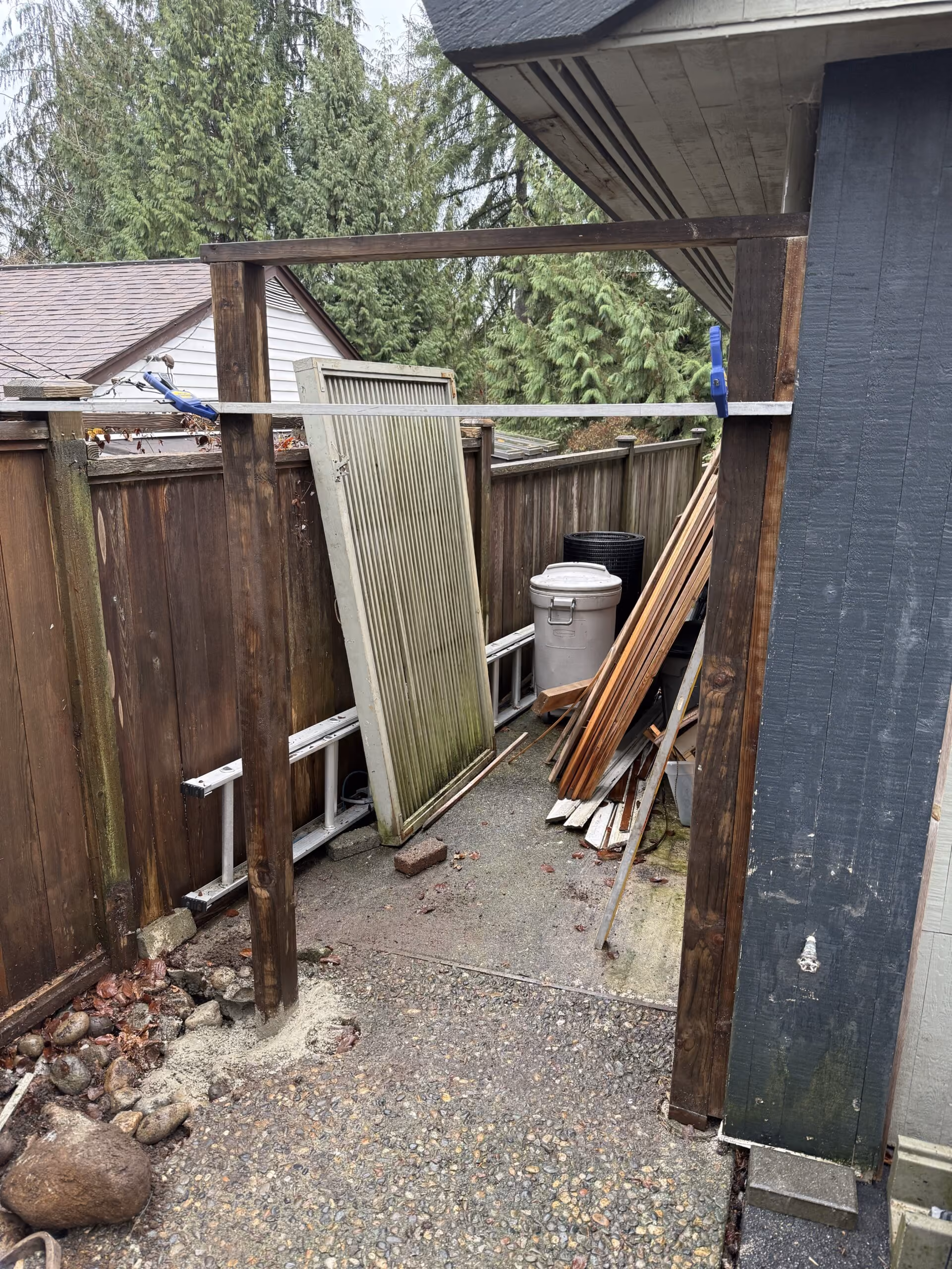 Cedar Gate Supply and Installation With Keyless Lock In North Vancouver