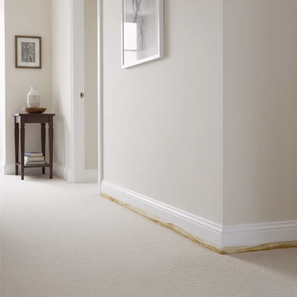 Common signs of baseboard water damage