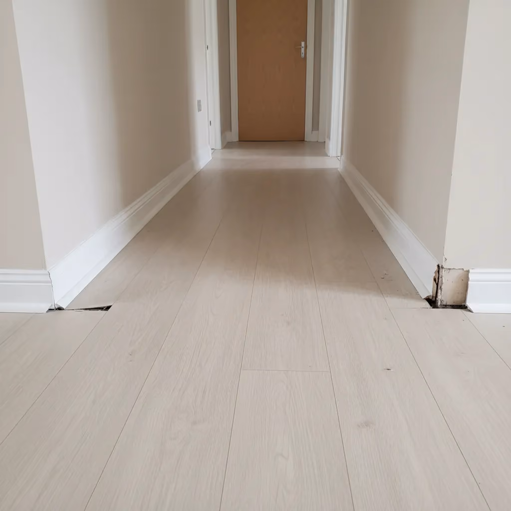 What does bad baseboard installation look like?