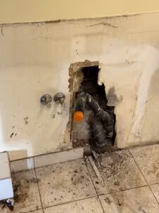 Open and Inspect the Wall