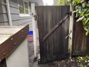Remove the Old Gate and Panel