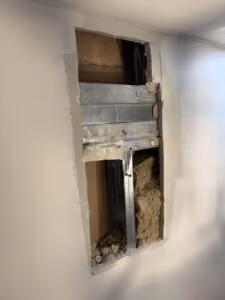 Cut Out and Clean the Damaged Area