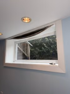 Removing the damaged MDF trim