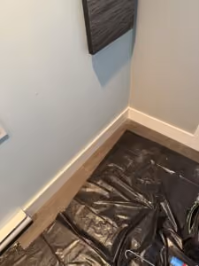 Prepare the surface