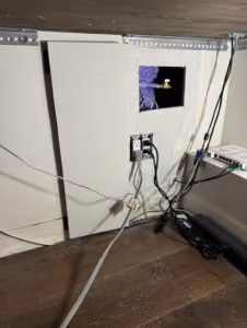 Install Drywall Except for Access Panel Holes
