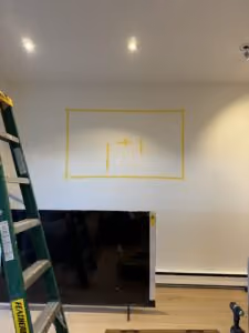 Set The Height And Locate the Wall Studs