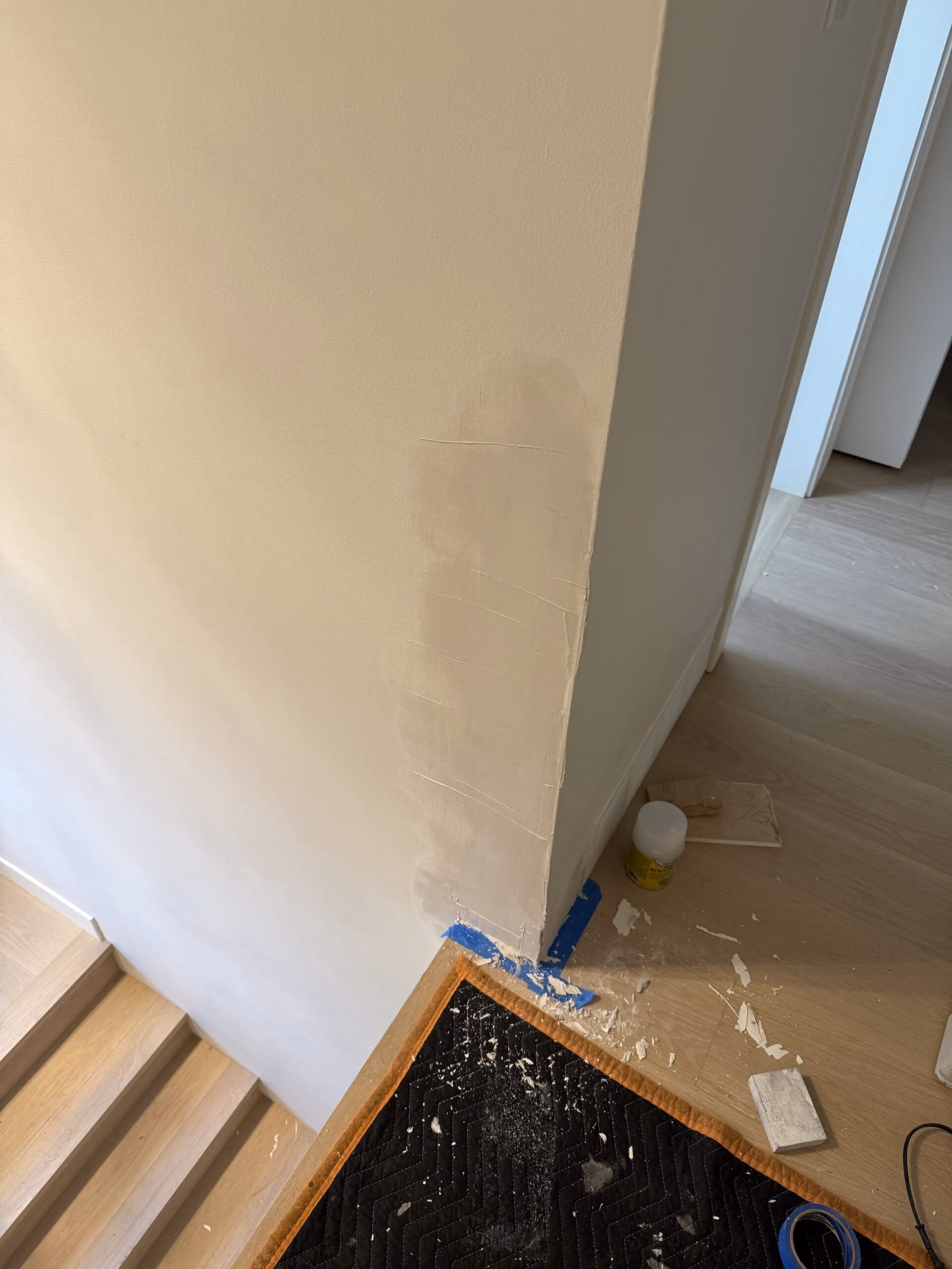 Drywall and Baseboard Repair Project – Burnaby
