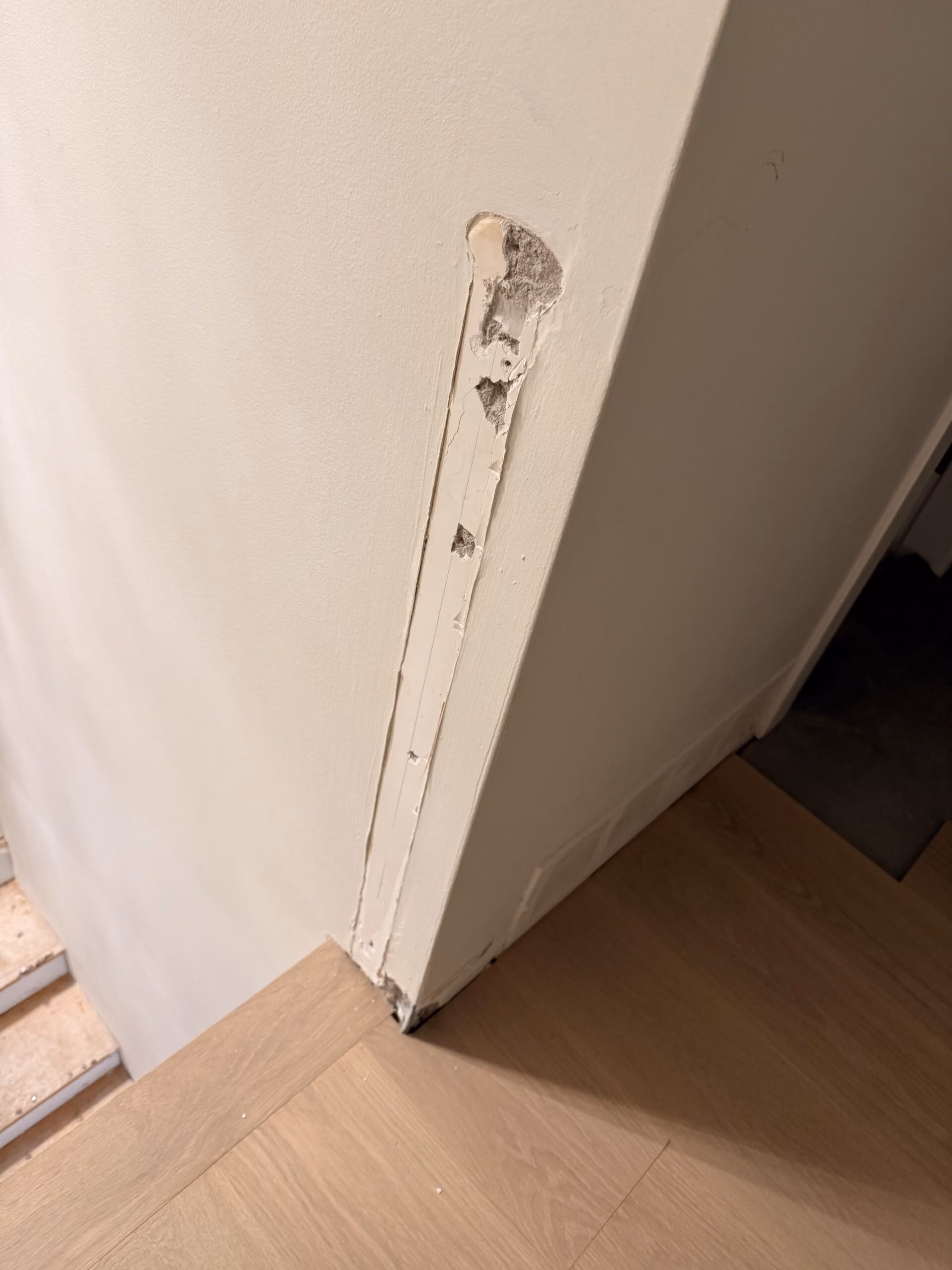 Drywall and Baseboard Repair Project – Burnaby