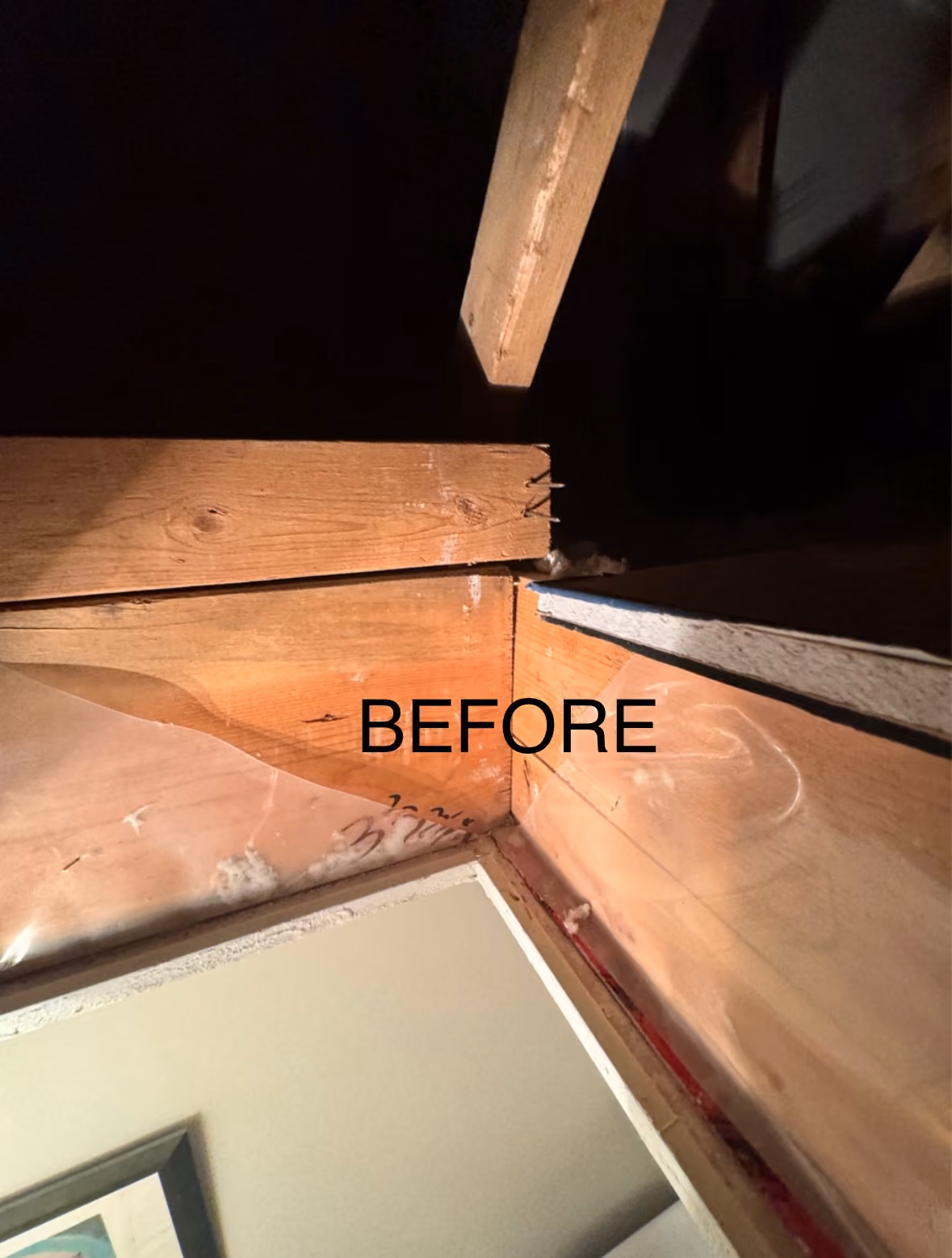 An Attic Access Hatch That Went From Dangerous To Clean And Sturdy In Edgemont Village!
