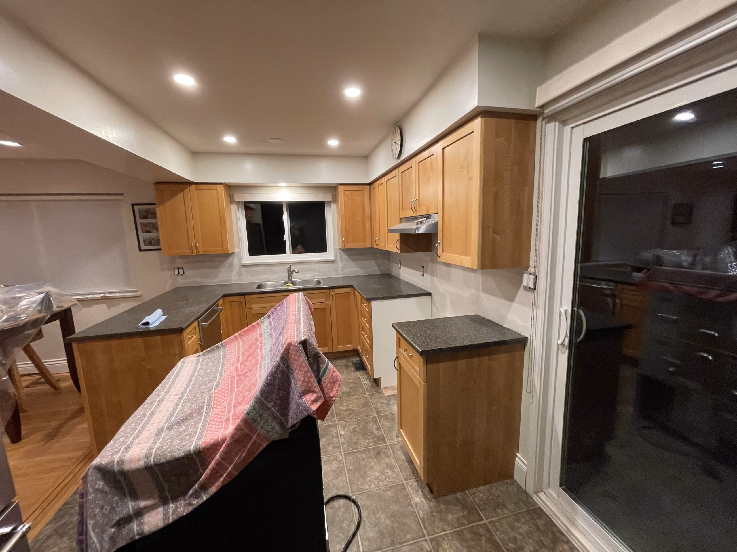 Kitchen Backsplash Drywall Repair In North Vancouver