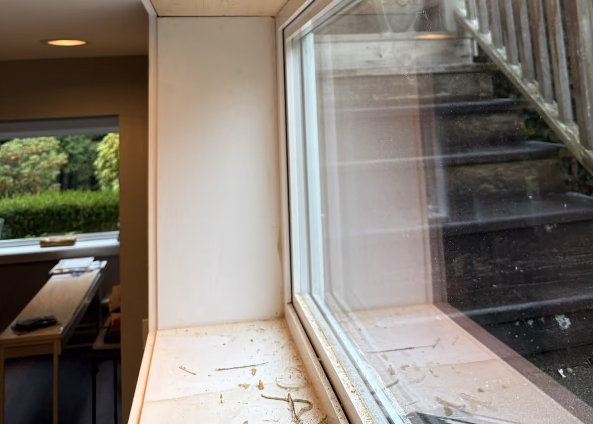 Interior Window Trim Repair Project in Metro Vancouver