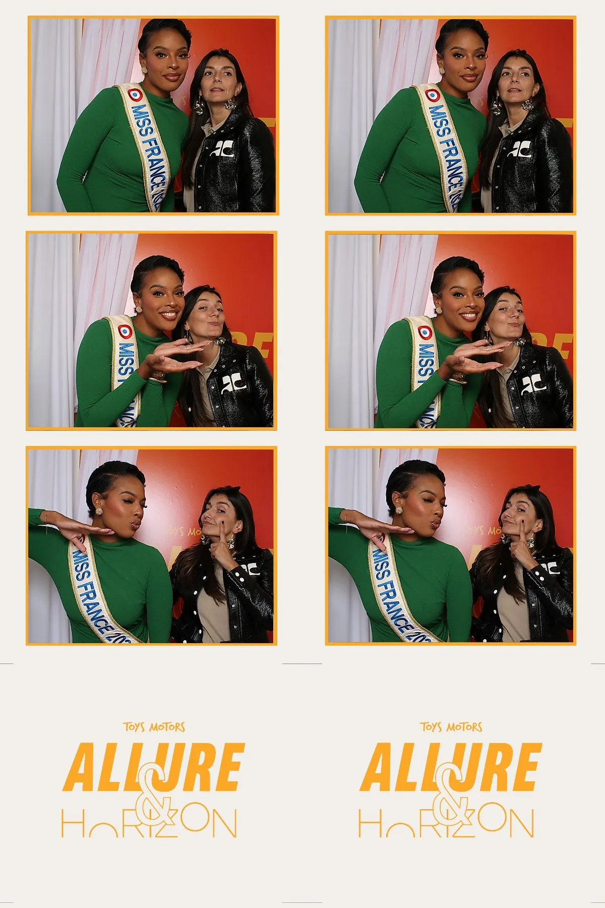 Photobooth d'entreprise lors de l'événement Toys Motors Allure & Horizon