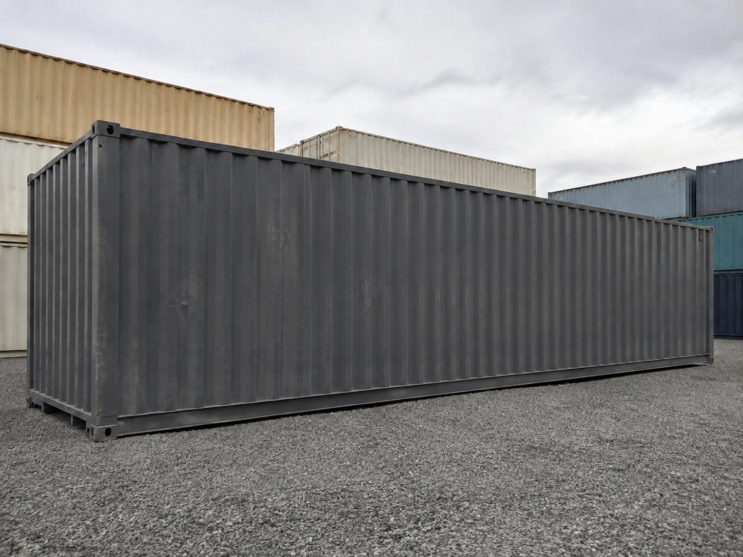 Roll-up door bay, before the build