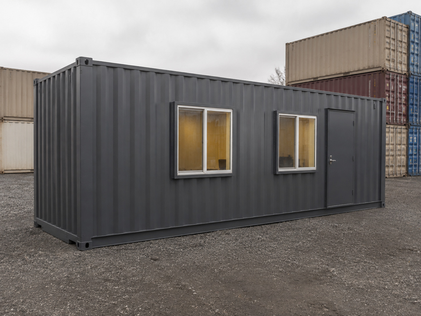 Jobsite office, finished