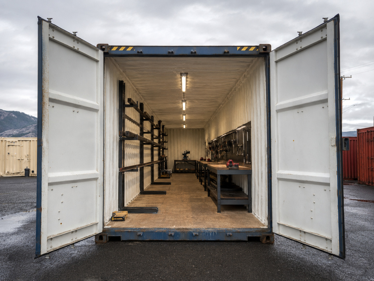 Workshop fit-out, finished