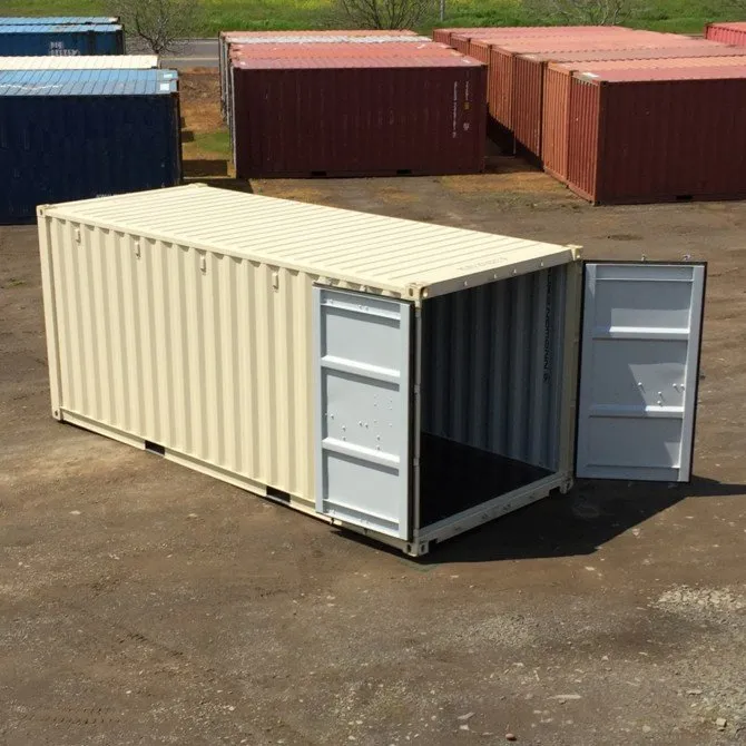 Storage container available through the rent to own program