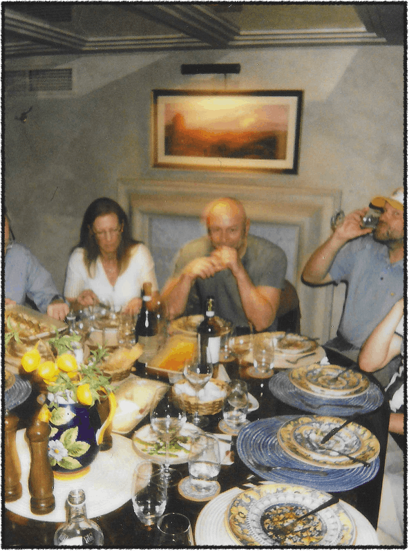 Dinner gathering large
