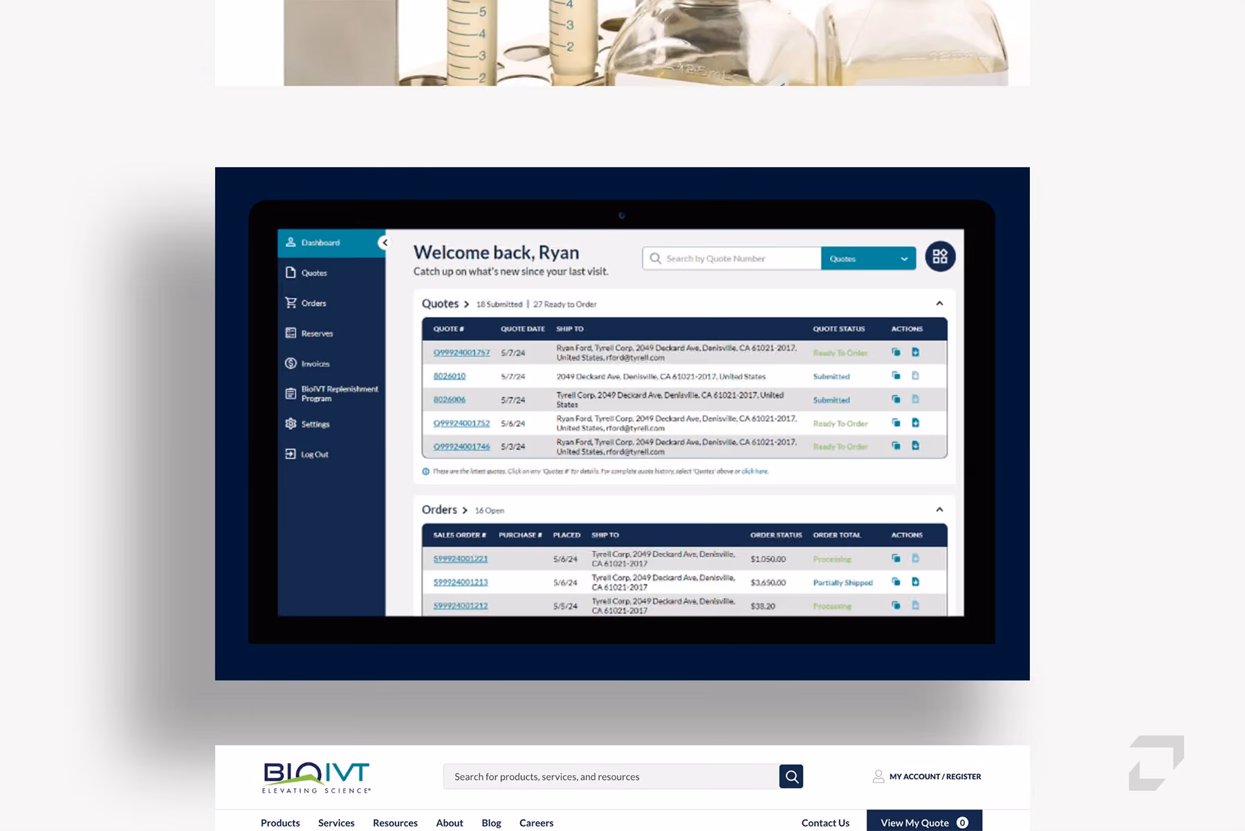 BioIVT Resecures Market Position with a Self-Service eCommerce Platform