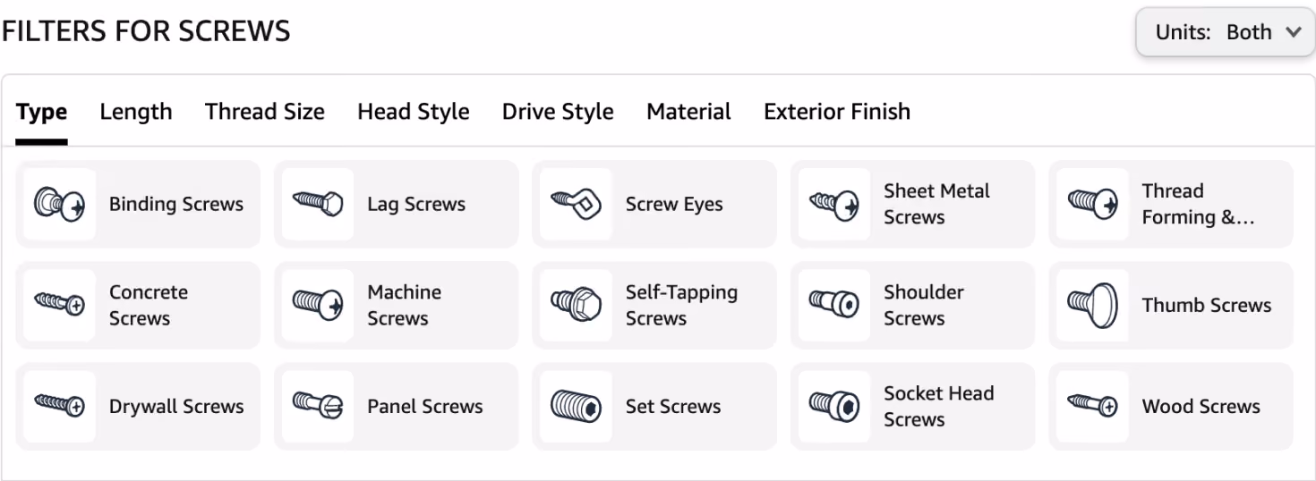 B2B Commerce Search Requires Category-Aware Facets