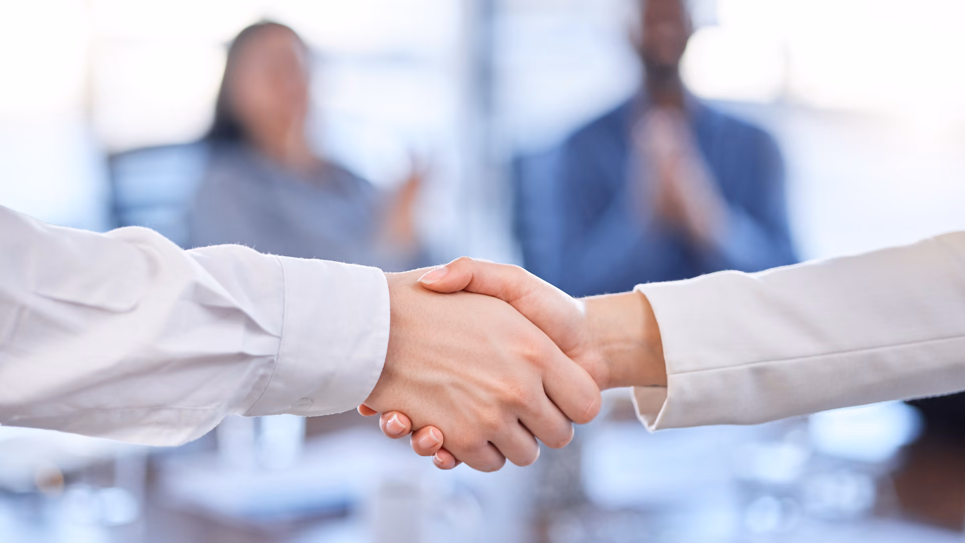 Handshake in a corporate world