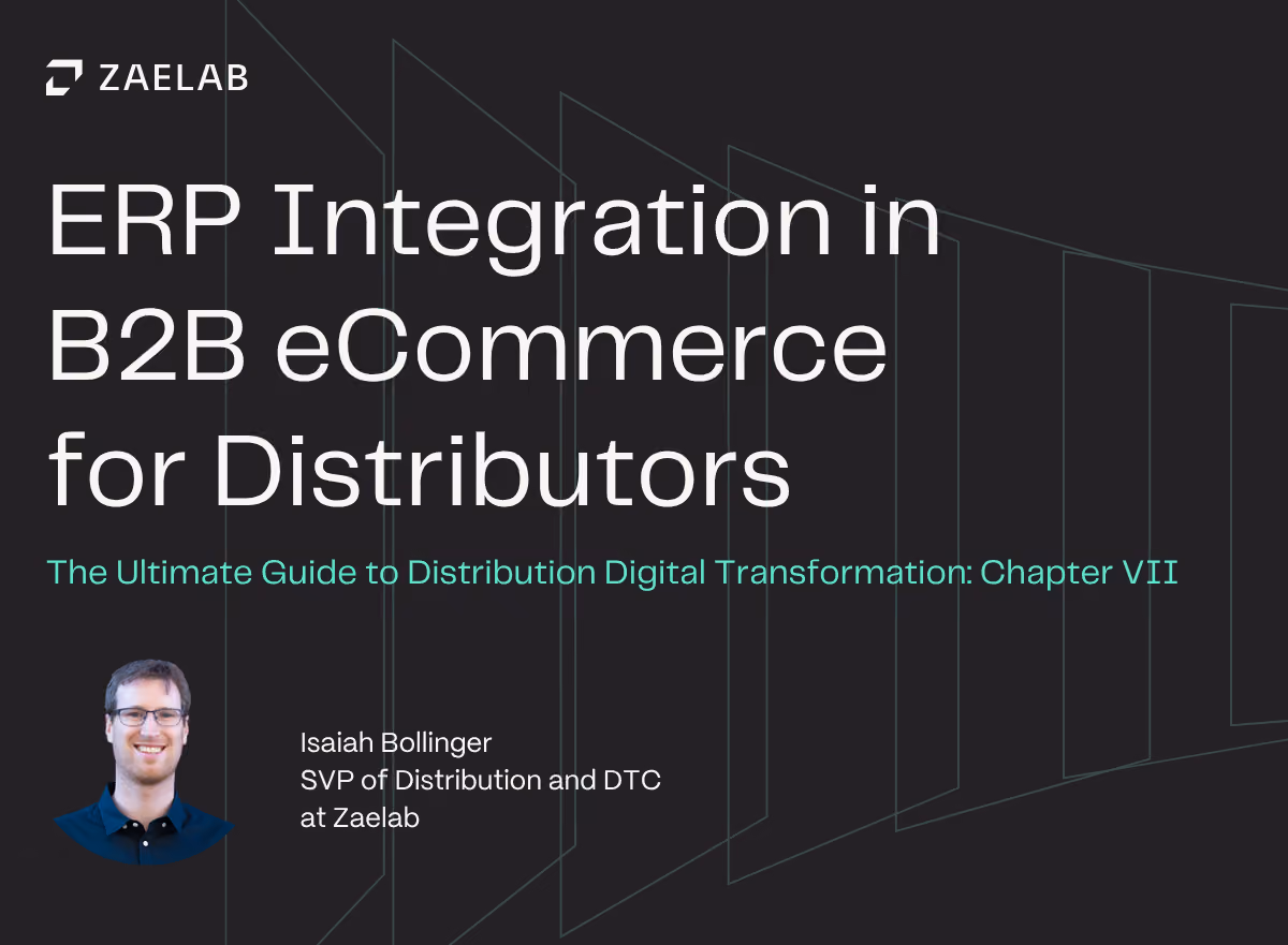 ERP Integration in B2B eCommerce for Distributors