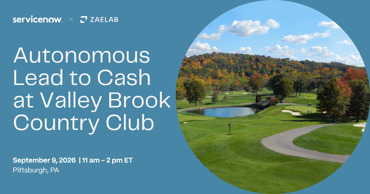 Autonomous Lead to Cash at Valley Brook Country Club