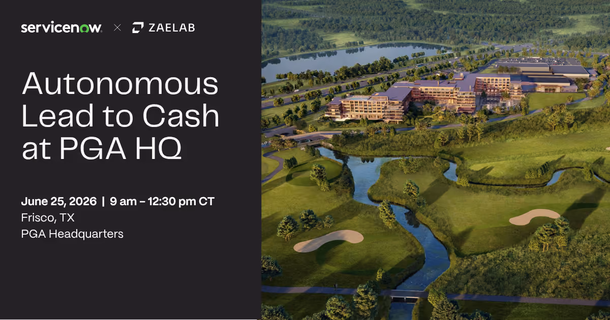 Autonomous Lead to Cash at PGA Headquarters