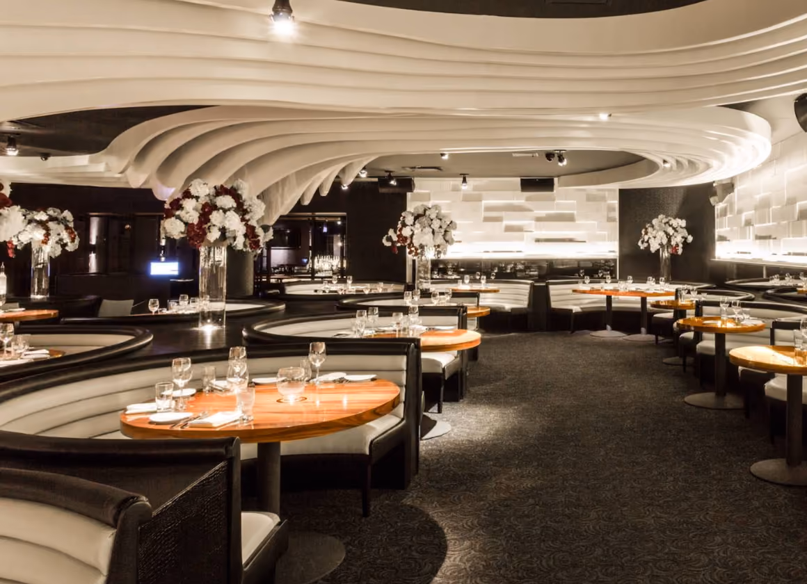 STK Steakhouse Private Dinner Setting