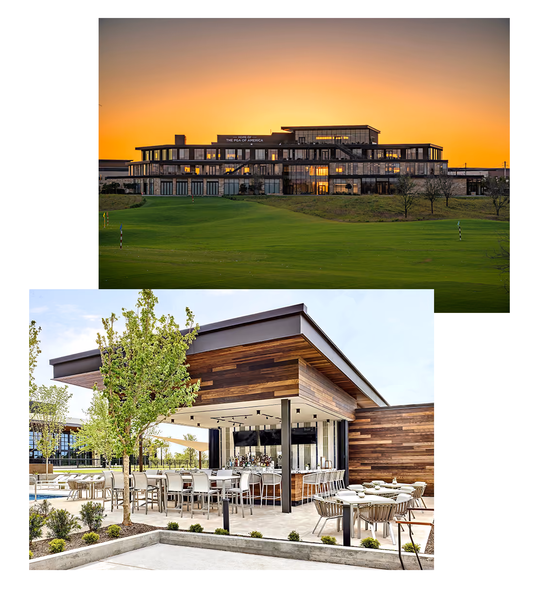 Peter Millar Store in Raleigh, NC and Green Field Image on top