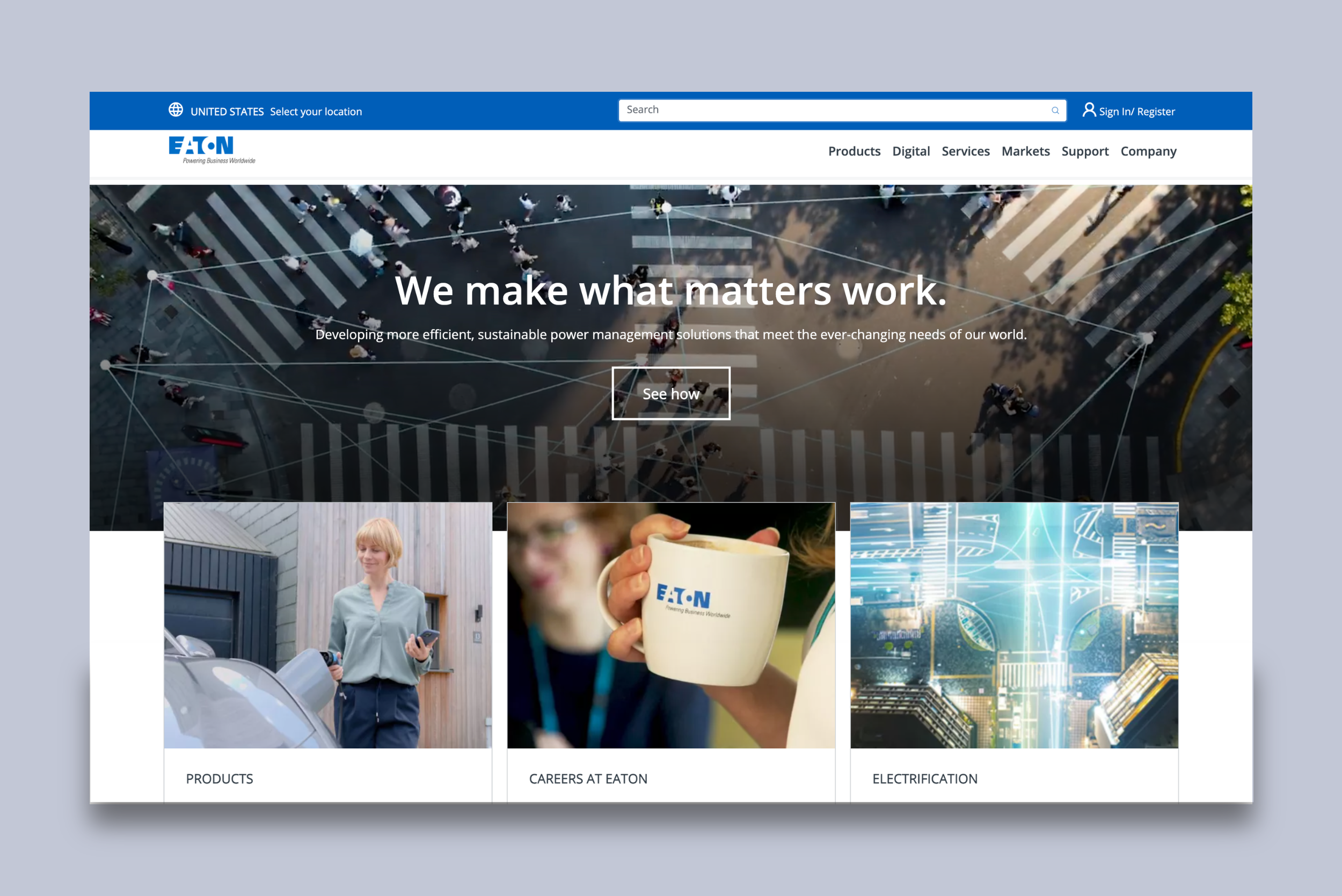 Eaton consolidated 20+ disconnected digital experiences into one unified platform