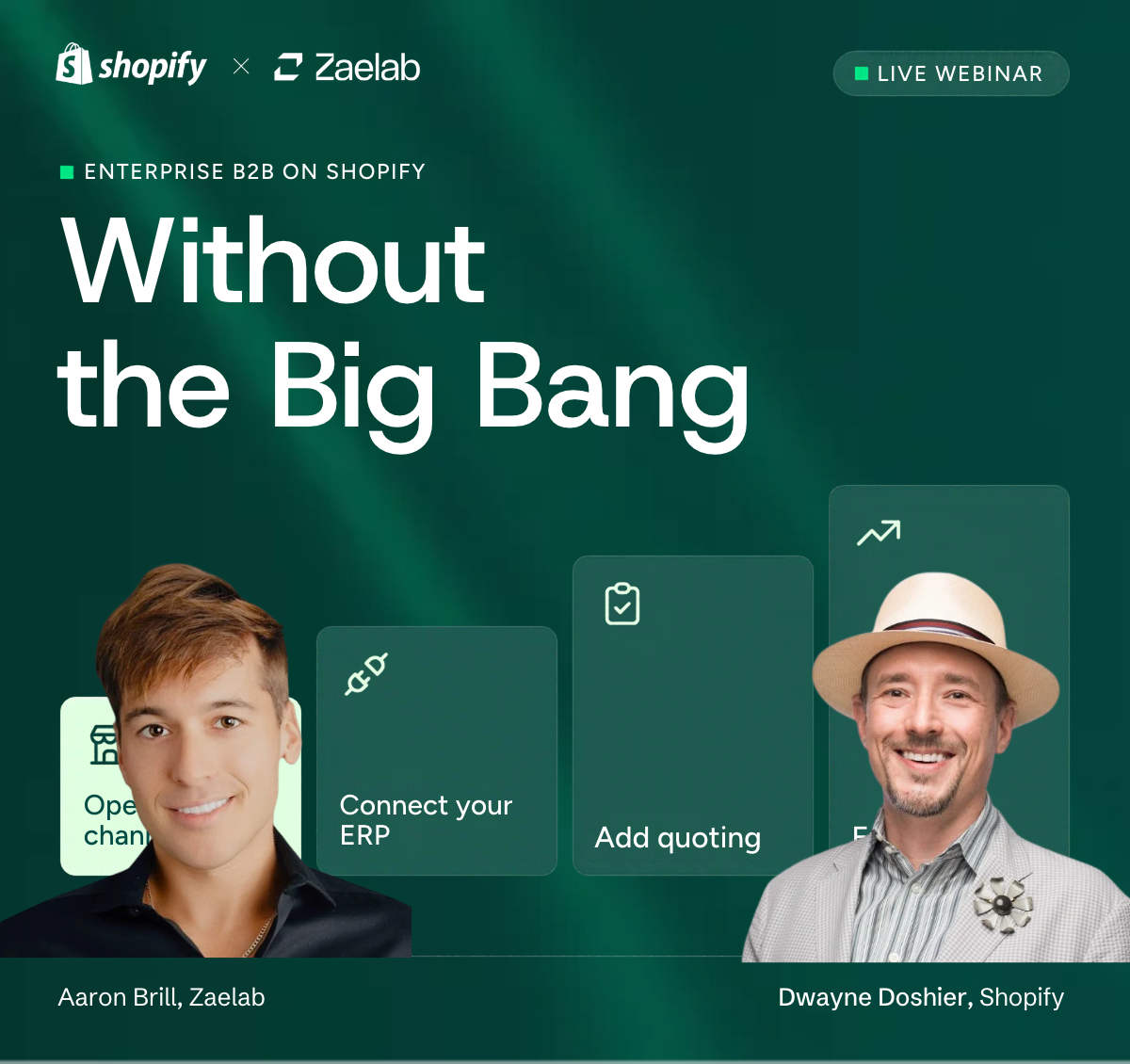 Enterprise B2B on Shopify, Without the Big Bang