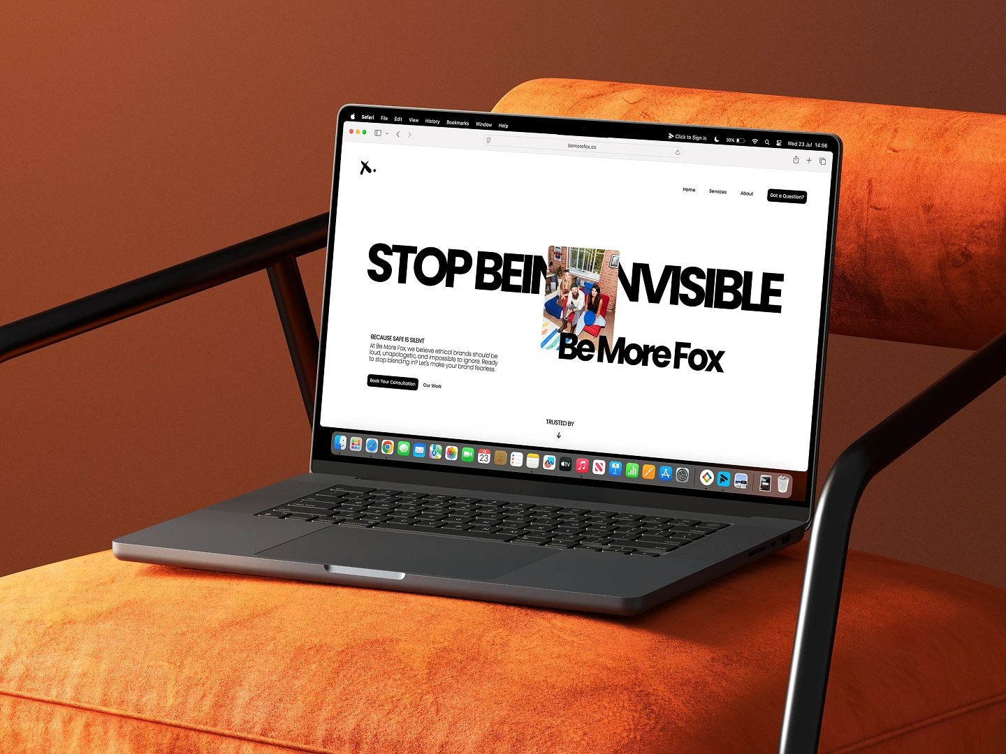hydro web design be more fox agency website