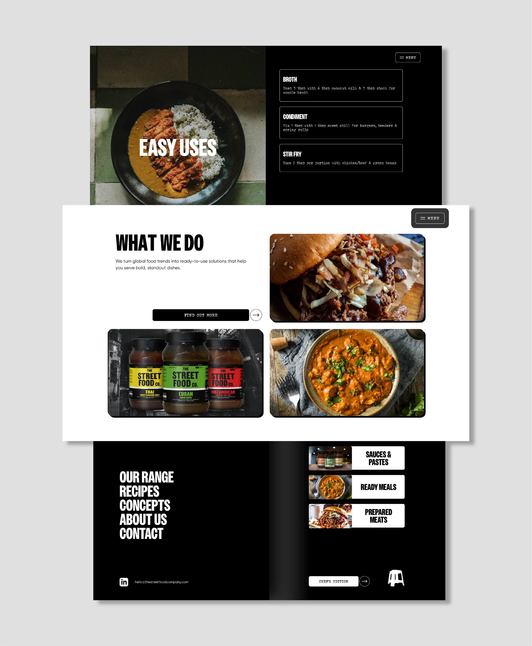 hydro webflow development the street food company