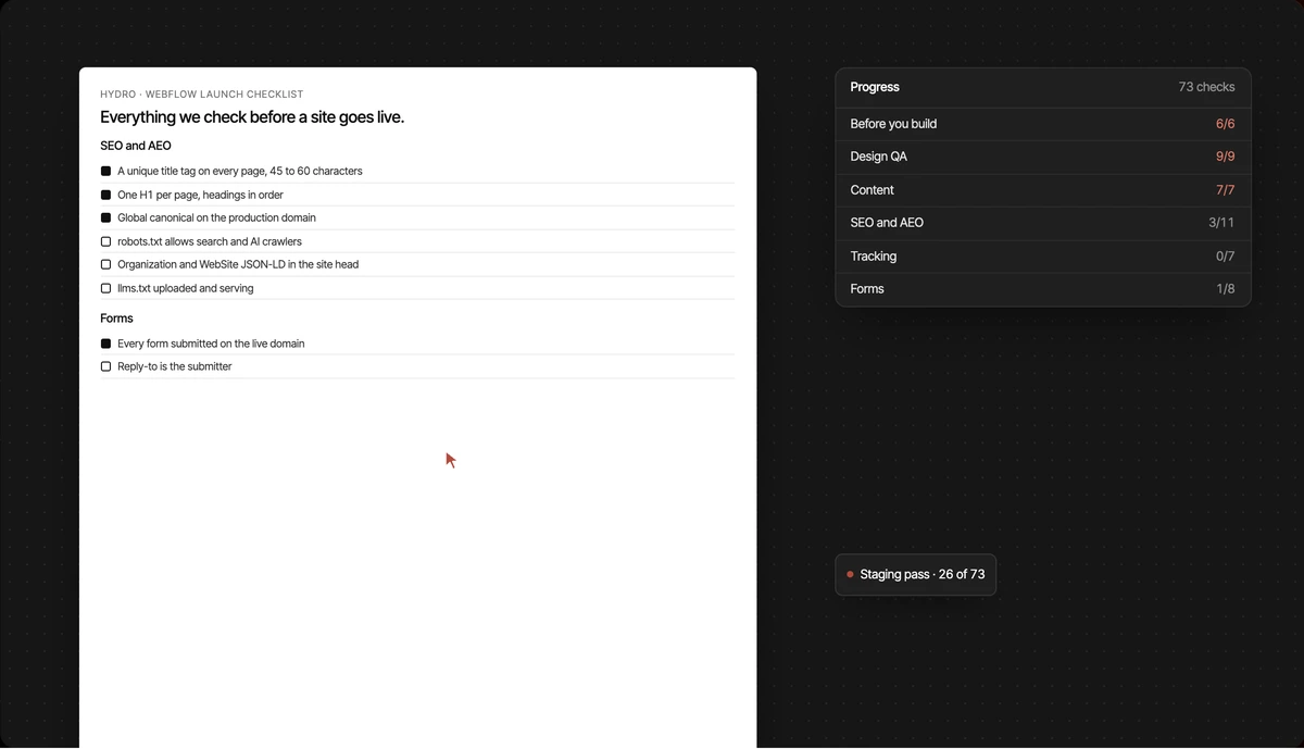 hydro.website premium webflow partner