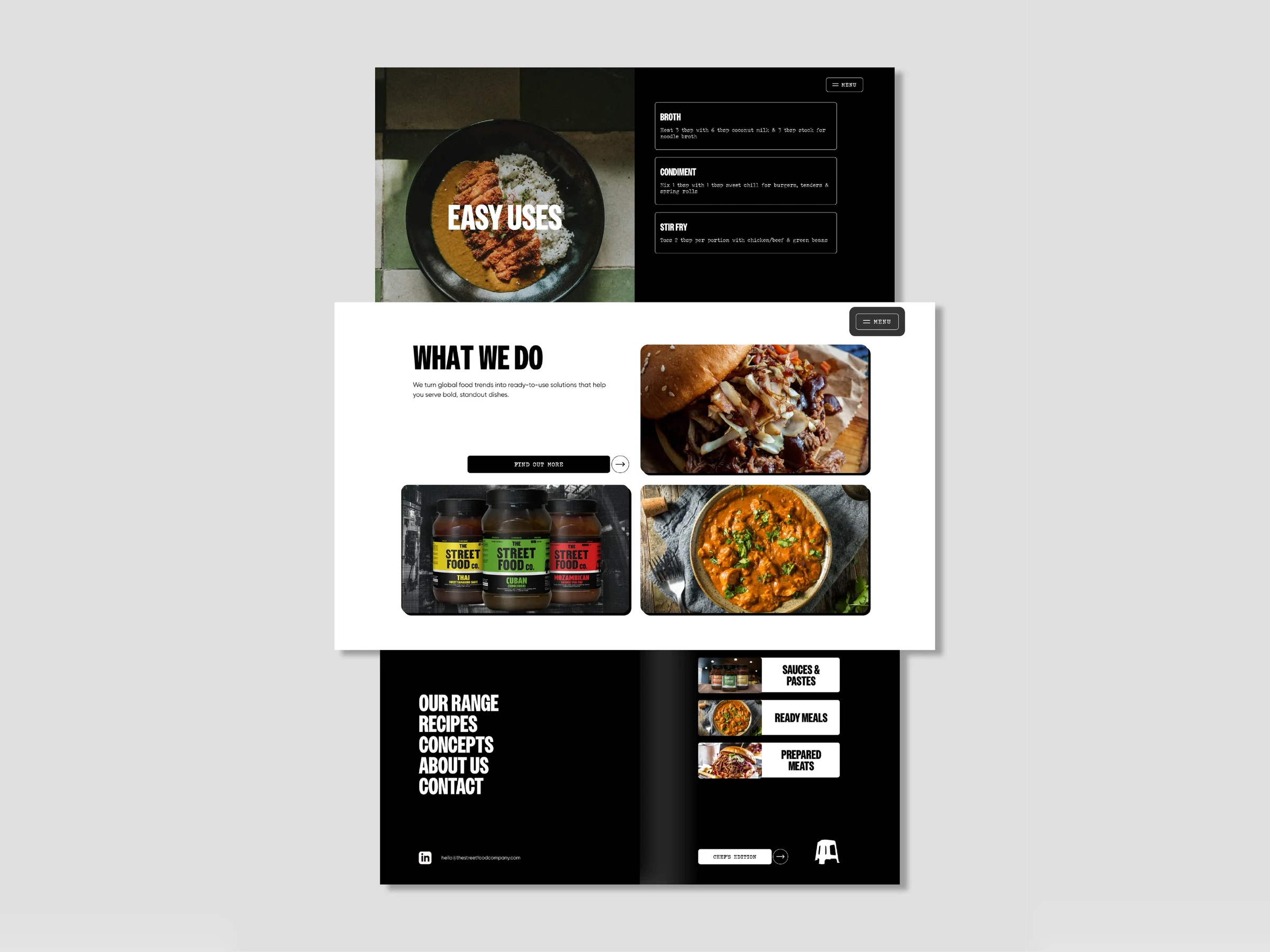 hydro webflow development the street food company