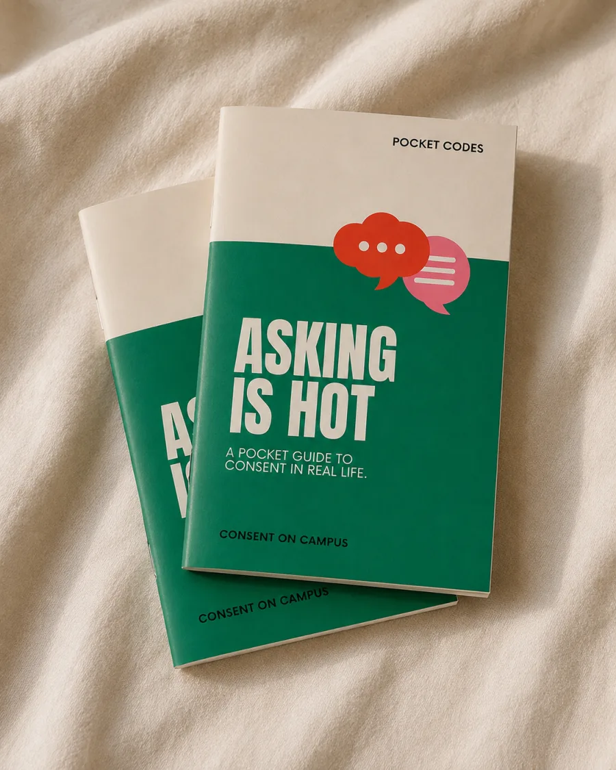Pocket Codes Asking Is Hot booklet covers