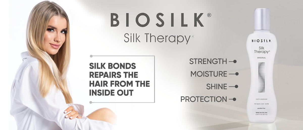 BioSilk Silk Therapy - Silk bonds repairs the hair from the inside out
