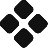 Black award ribbon with a star-shaped center and jagged edges.