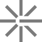 Black symmetrical abstract geometric logo with central diamond shape and extending lines.