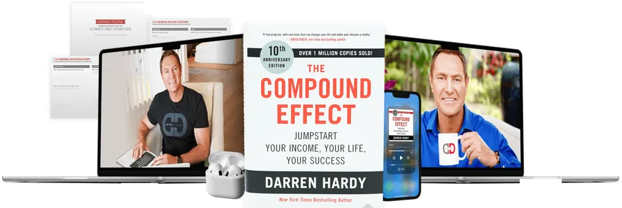 The Compound Effect system: the hardcover, the video trainings and the audiobook
