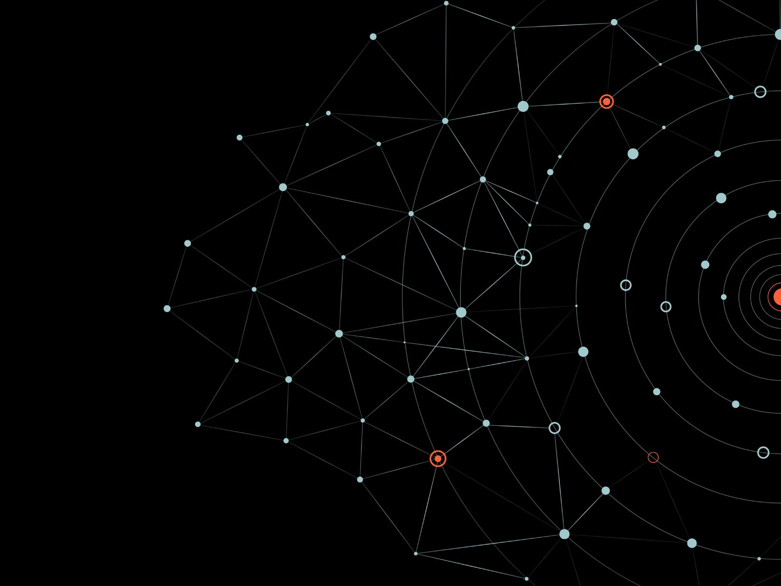 Abstract connected network pattern