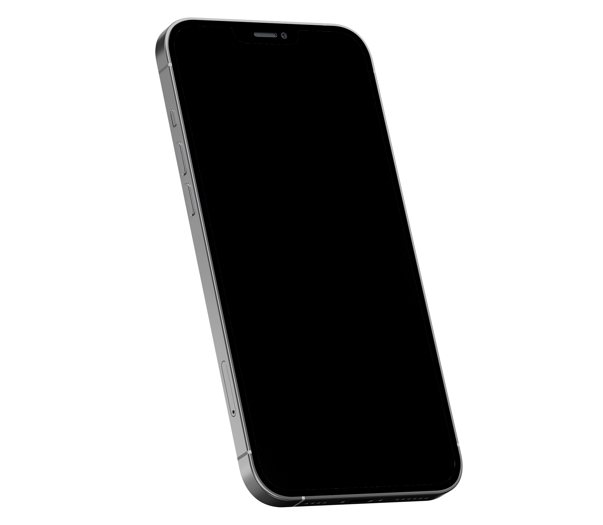 Smartphone met uitgeschakeld scherm